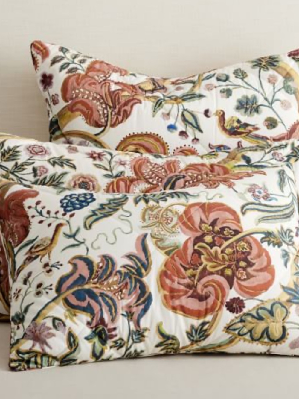 Pottery Barn Eleanor Palempore Percale King Sham 1
